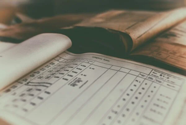 white printer paper with black text